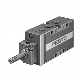 MFH-5-1/4-В FESTO Пневмораспределитель электр. упр., 5/2 моност., G1/4, без катуш. FESTO