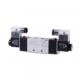 PIV-S-C-18.220AC Клапан пневмораспределительный 5/2 бистабильный, G 1/8''