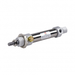 RPC 025.0025 FS Пневмоцилиндр D = 25 мм, S = 25 мм, с фронтальной возвратной пружиной