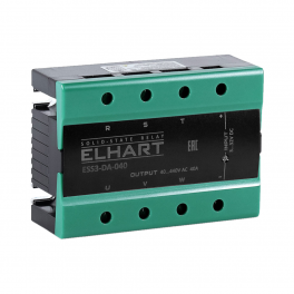 ESS3-DA-010 Трехфазное твердотельное реле, управление 3-32 VDC, выход ток до 10А